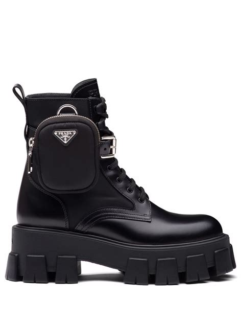 prada bootssale|prada boots with pouch price.